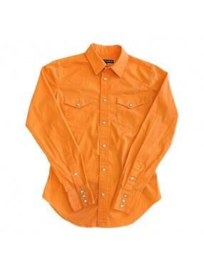 Ralph Lauren Vintage Western Shirt orange size 2
